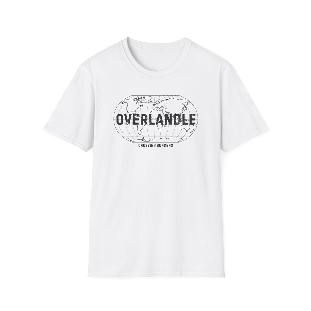 Overlandle globe – Adventure Graphic Art T-Shirt