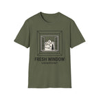 Fresh window – Adventure Graphic Line Art T-Shirt