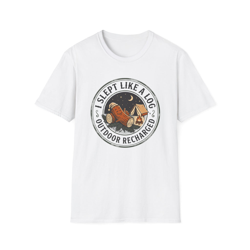 I slept like a log – Adventure Graphic Cartoon Art T-Shirt