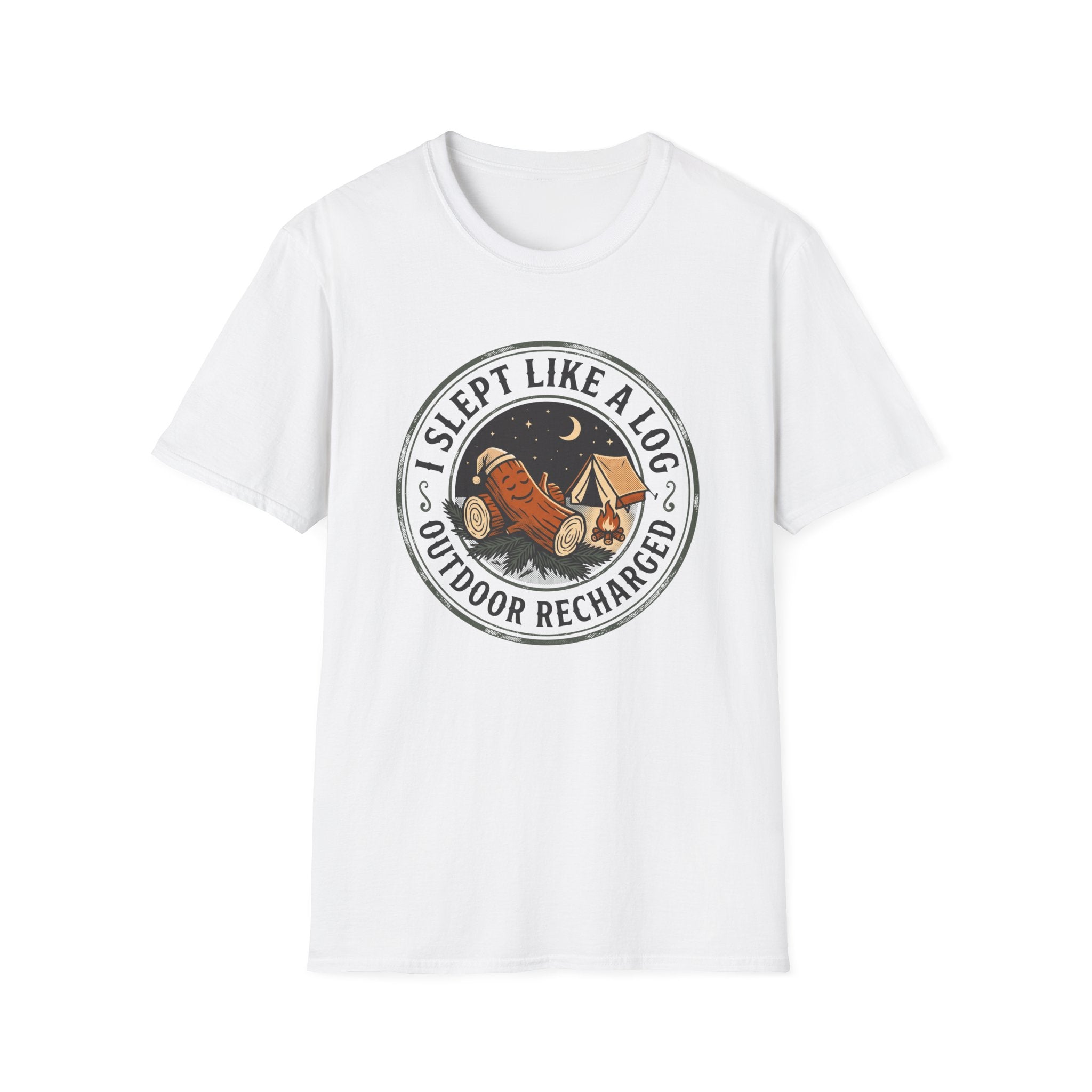 I slept like a log – Adventure Graphic Cartoon Art T-Shirt