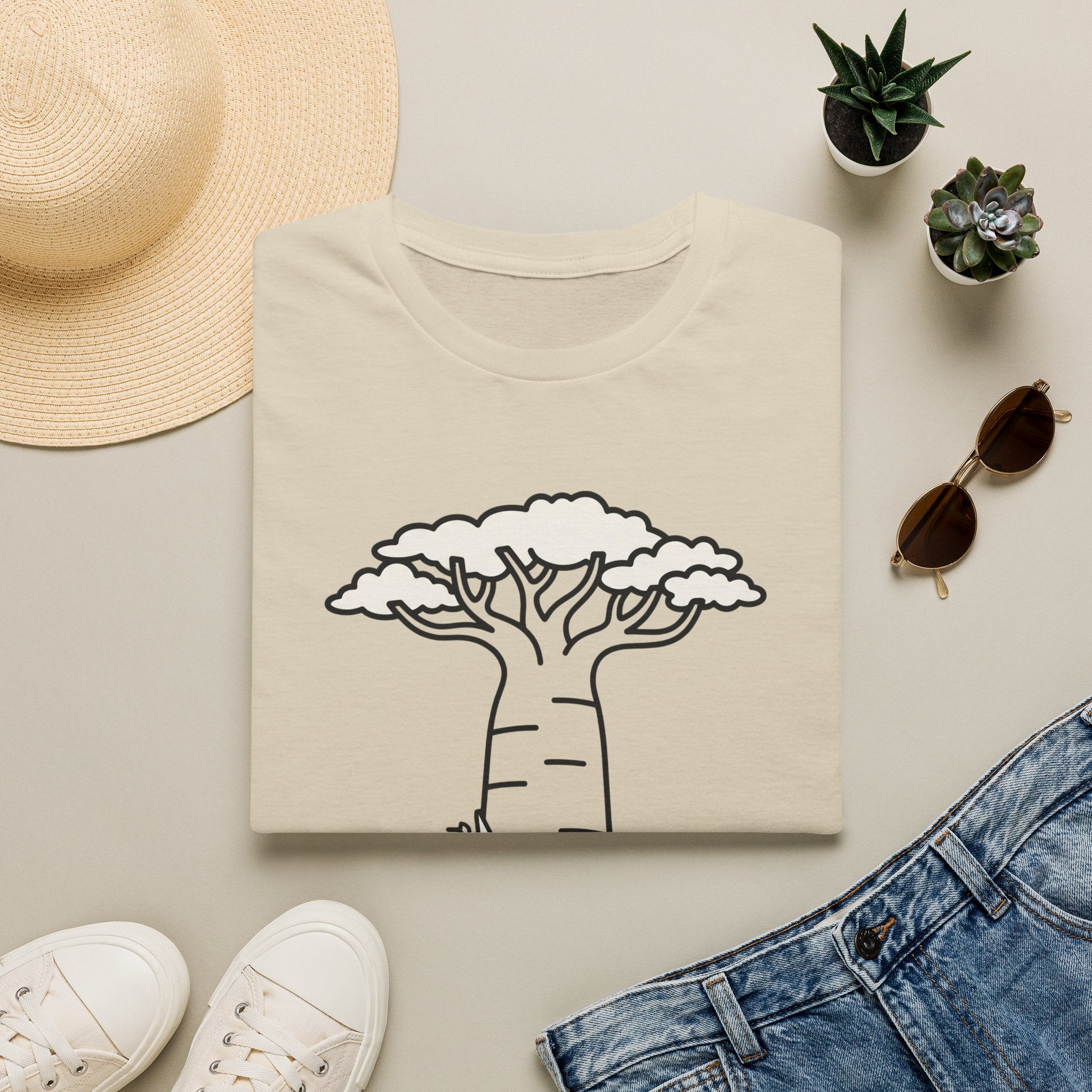 Log off and ride – Adventure Graphic Line Art T-Shirt