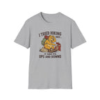Hiking ups and downs bear – Adventure Graphic Cartoon Art T-Shirt