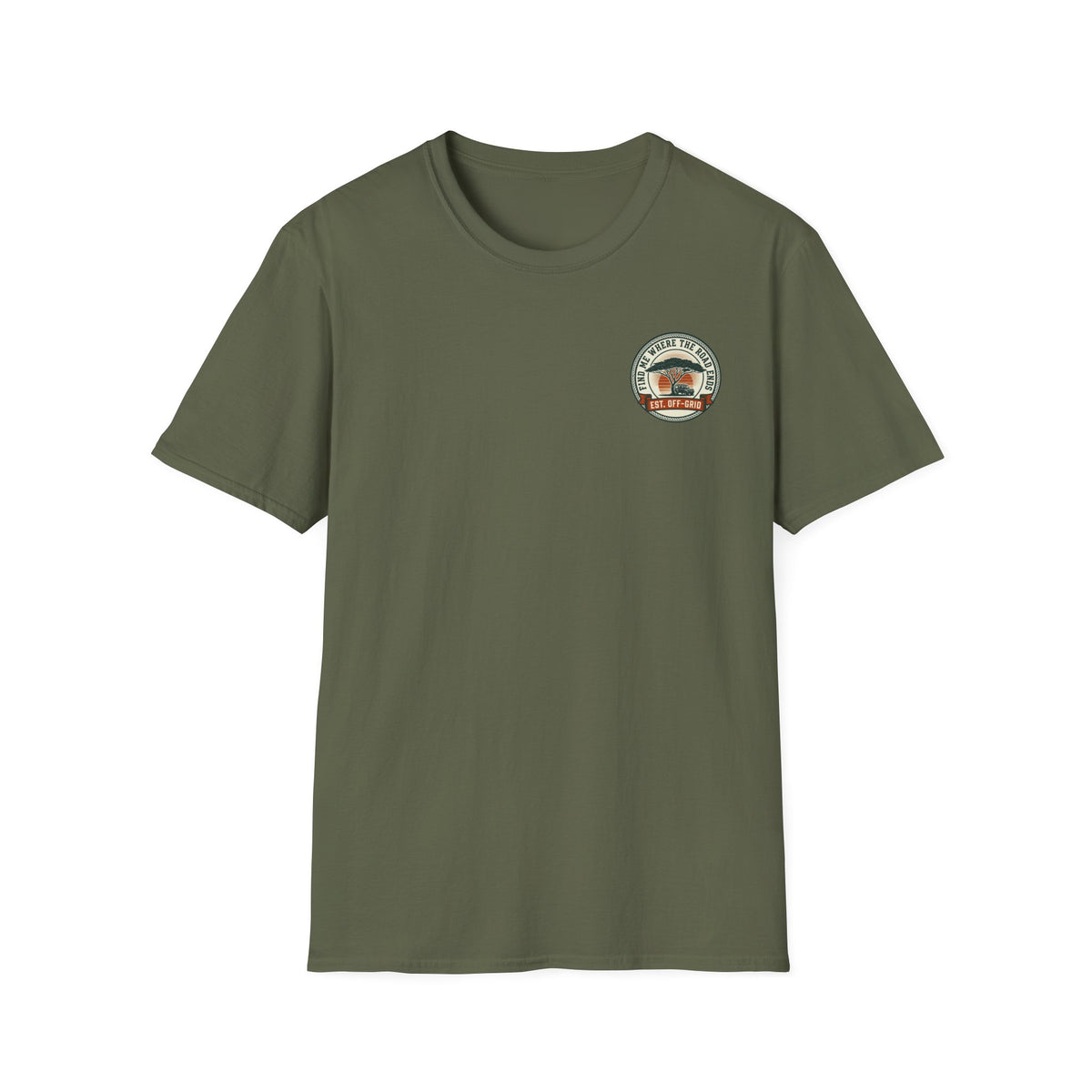 Find me where the road ends – Adventure Graphic T-Shirt