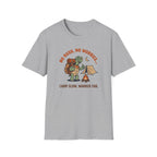 Camp slow wander far tortoise – Adventure Graphic Cartoon Art T-Shirt