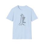 Hiking bit of a stretch giraffe – Adventure Graphic Line Art T-Shirt