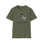 Oceans edge coastal life – Adventure Graphic Line Art T-Shirt