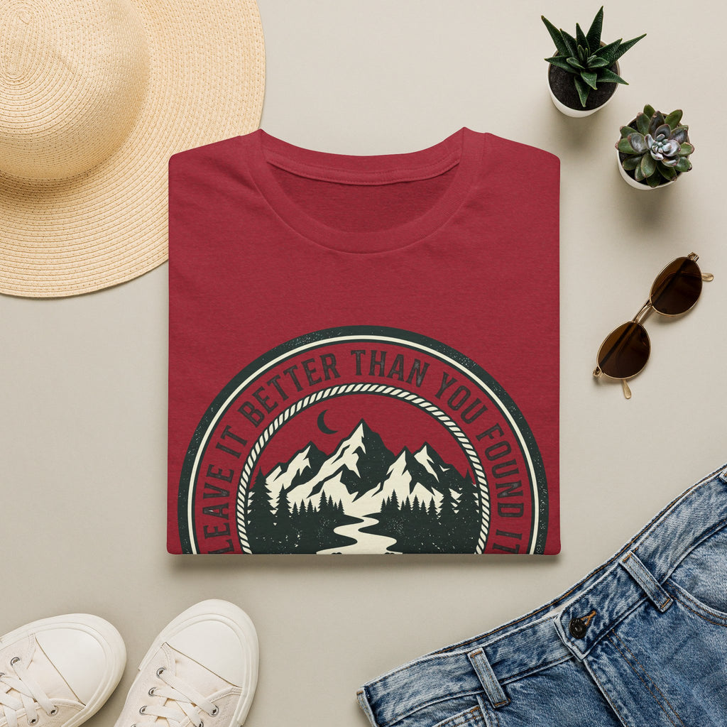 Leave it better – Adventure Graphic Badge T-Shirt