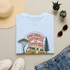 Emotionally supported by campfires T-SHIRT