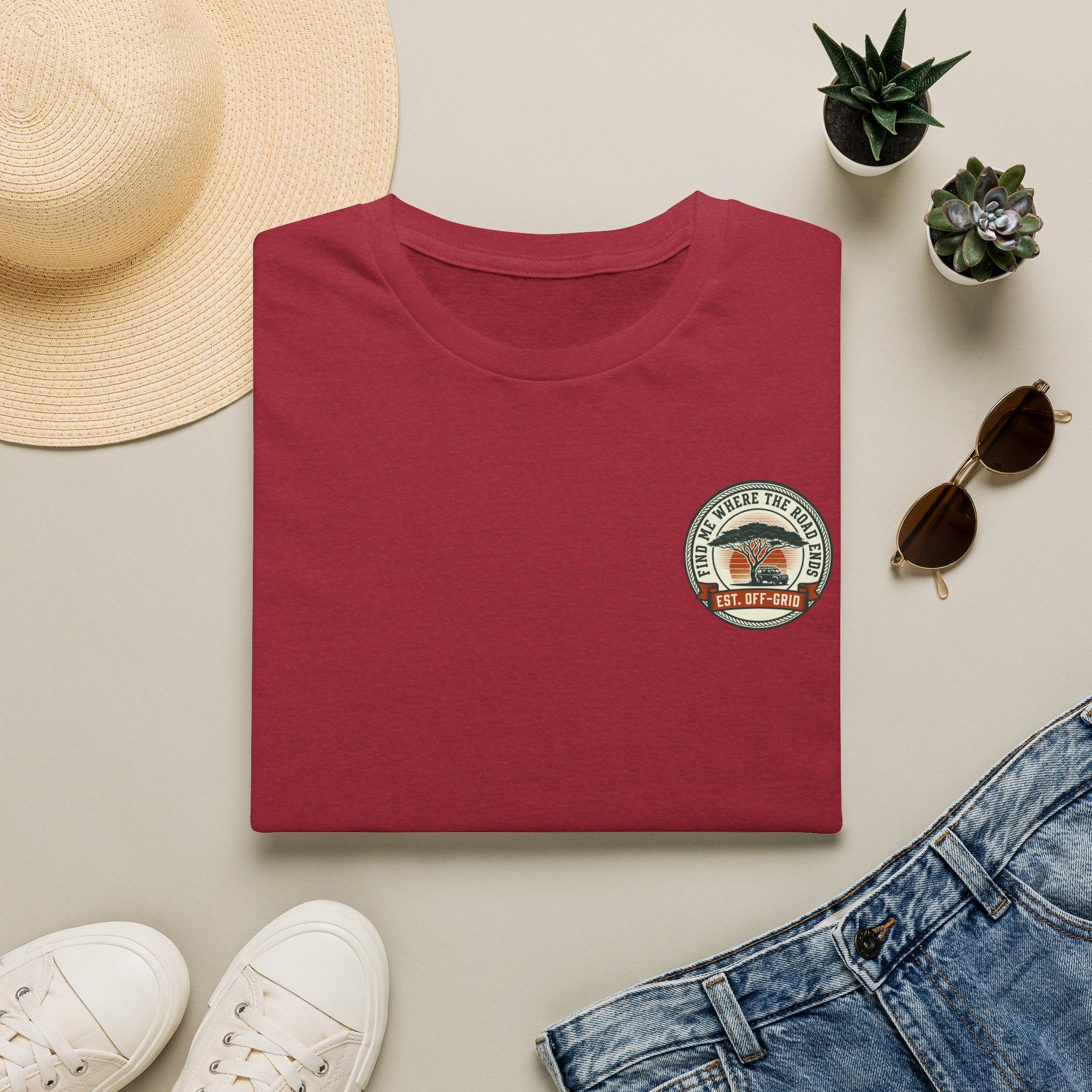 Find me where the road ends – Adventure Graphic T-Shirt