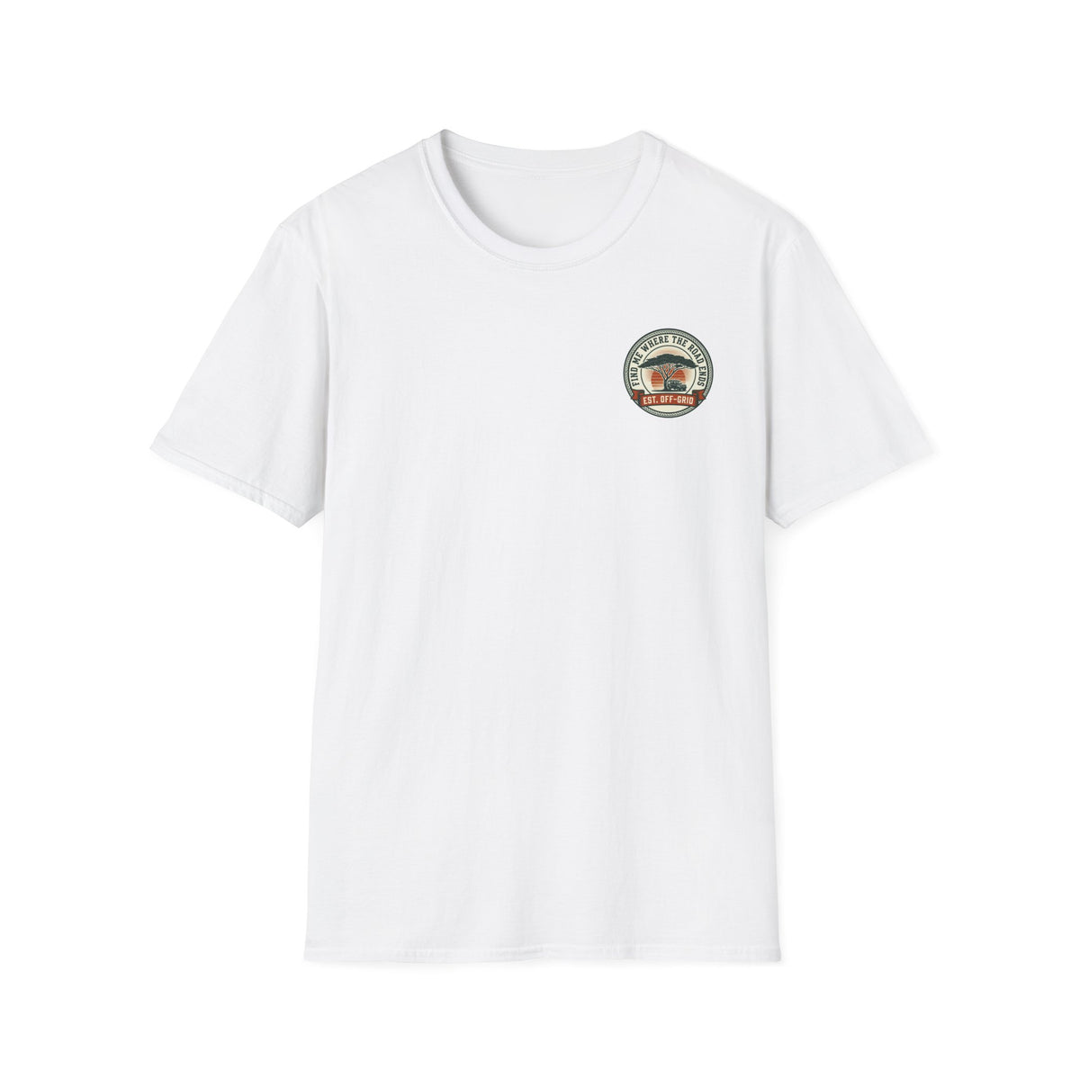 Find me where the road ends – Adventure Graphic T-Shirt