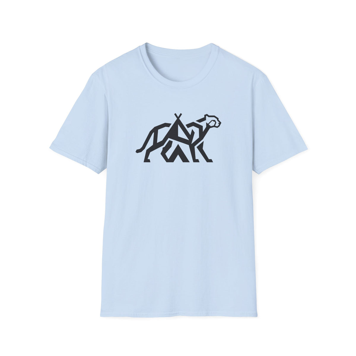 Cheetah tent infused – Adventure Graphic Line Art T-Shirt