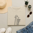 Hiking bit of a stretch giraffe – Adventure Graphic Line Art T-Shirt
