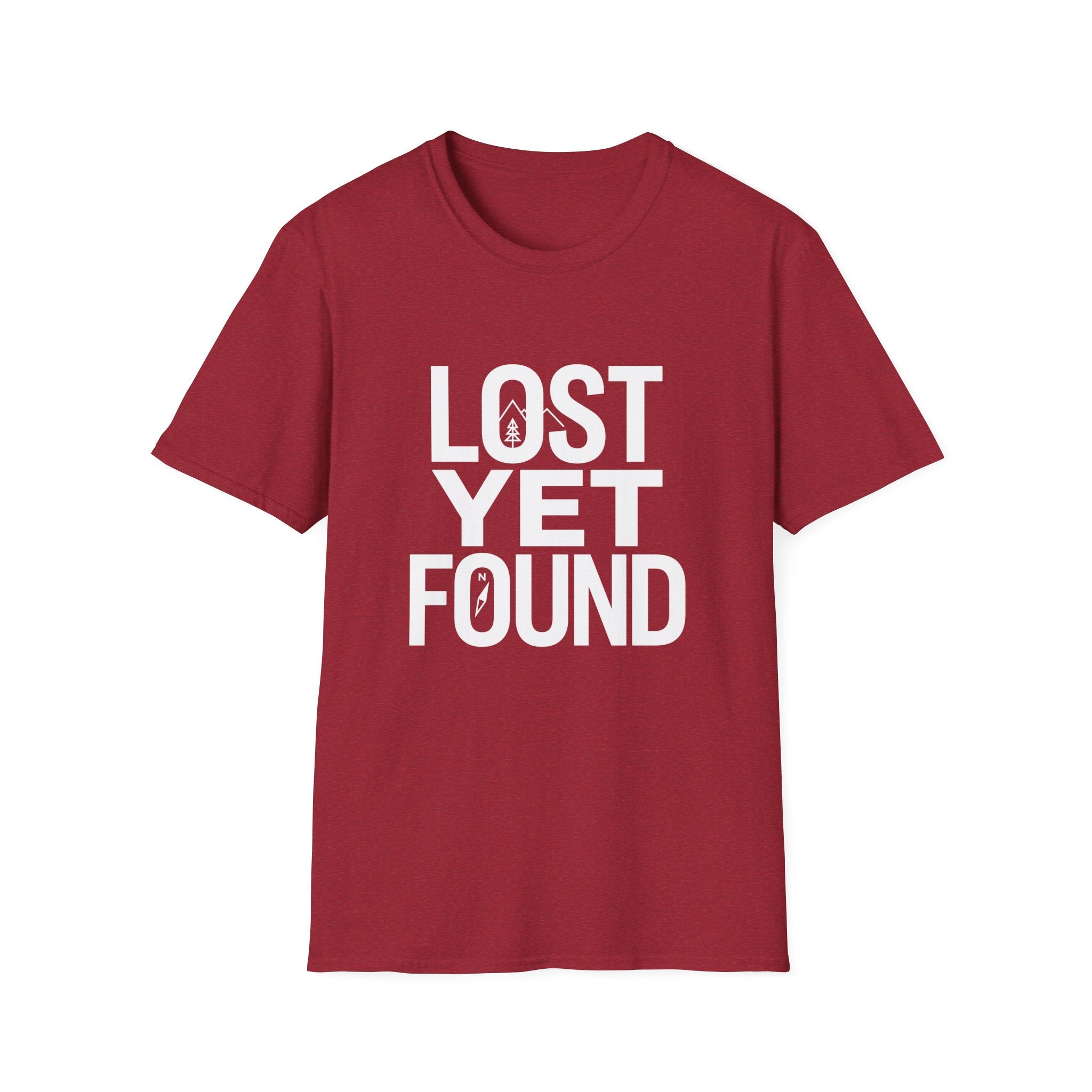 Lost Yet Found Text T-Shirt