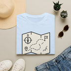 Not lost exploring – Adventure Graphic Line Art T-Shirt