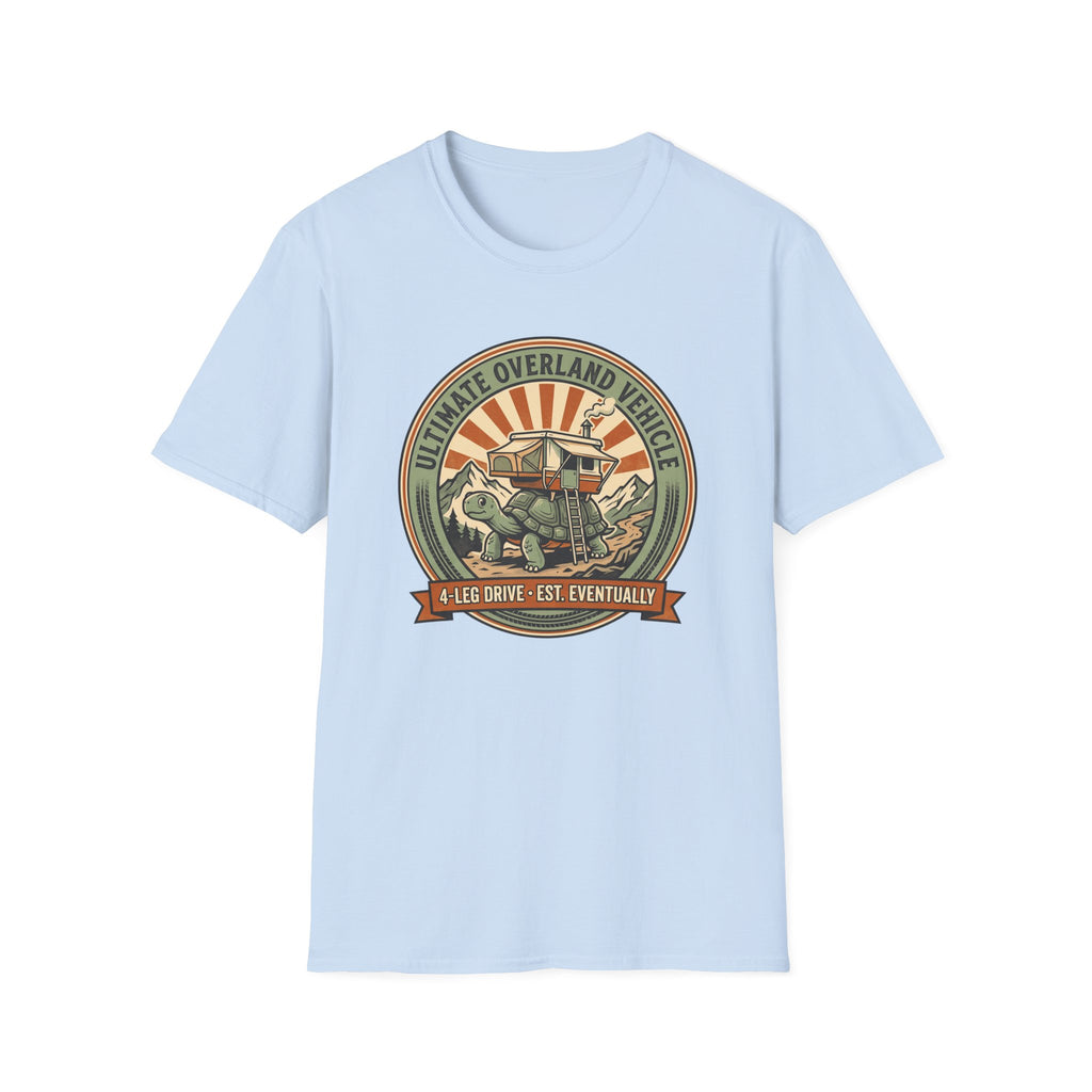 Ultimate overland tortoise – Adventure Graphic Badge Art T-Shirt
