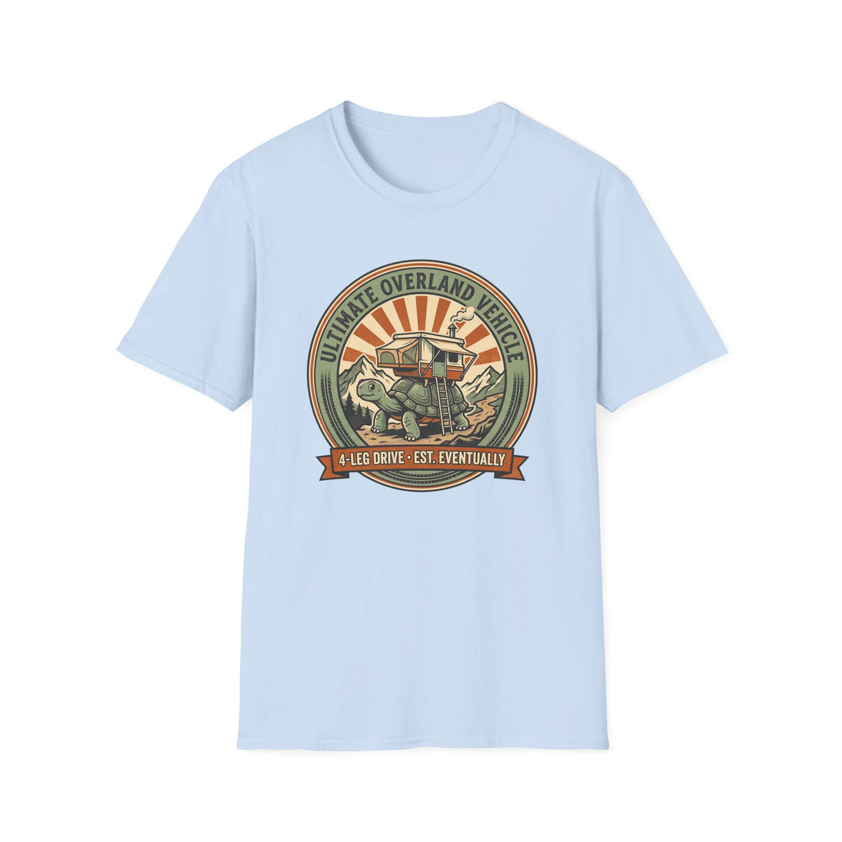 Ultimate overland tortoise – Adventure Graphic Badge Art T-Shirt