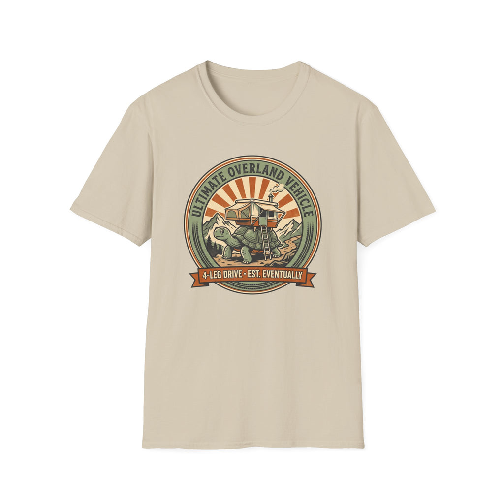 Ultimate overland tortoise – Adventure Graphic Badge Art T-Shirt