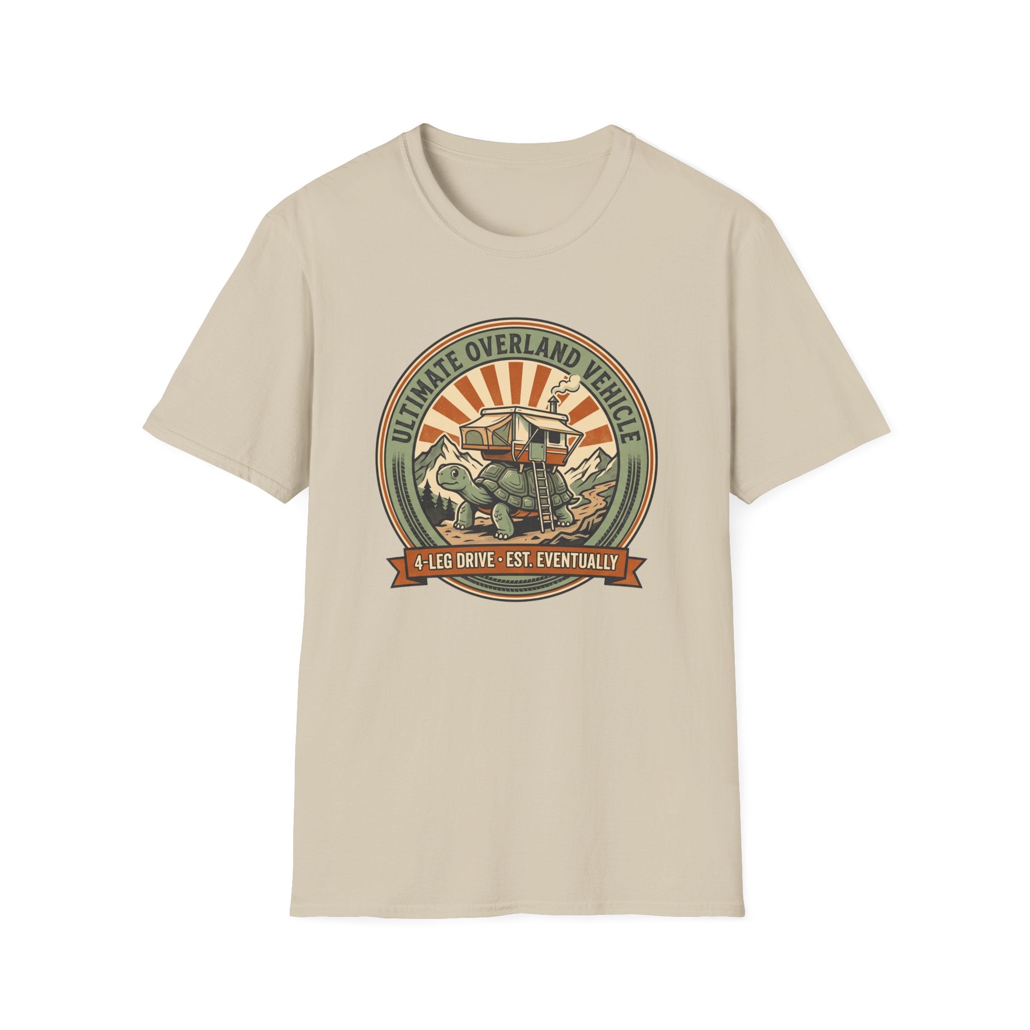 Ultimate overland tortoise – Adventure Graphic Badge Art T-Shirt