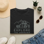 Explore The Unknown T‑Shirt — Adventure Off‑Road Graphic Tee