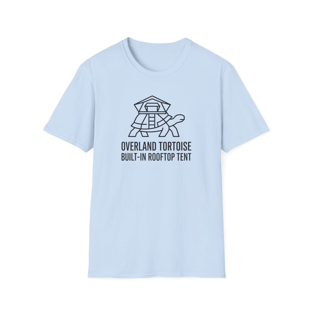 Overland tortoise – Adventure Graphic Line Art T-Shirt