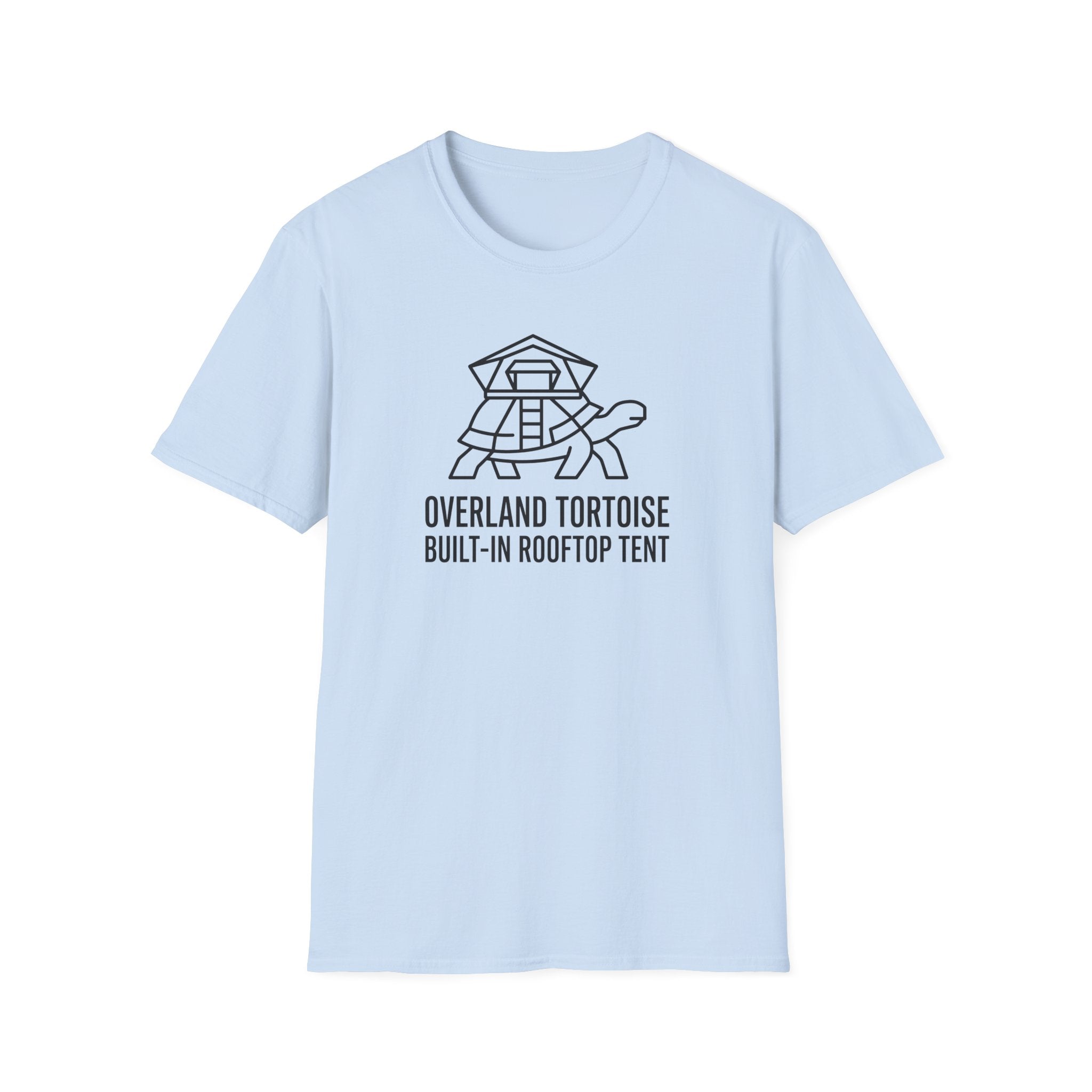 Overland tortoise – Adventure Graphic Line Art T-Shirt