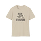 Overland tortoise – Adventure Graphic Line Art T-Shirt