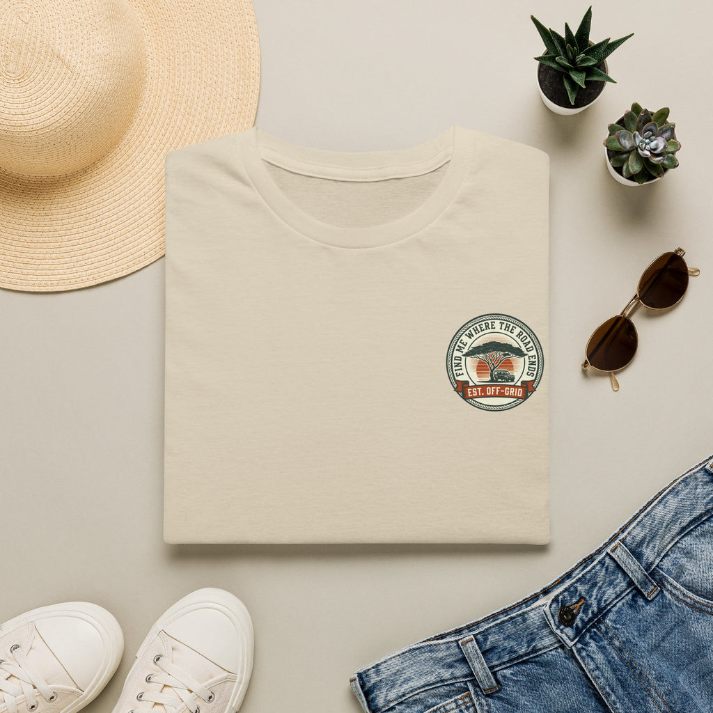 Find me where the road ends – Adventure Graphic T-Shirt