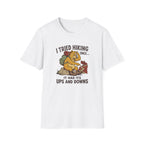 Hiking ups and downs bear – Adventure Graphic Cartoon Art T-Shirt