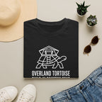 Overland tortoise – Adventure Graphic Line Art T-Shirt