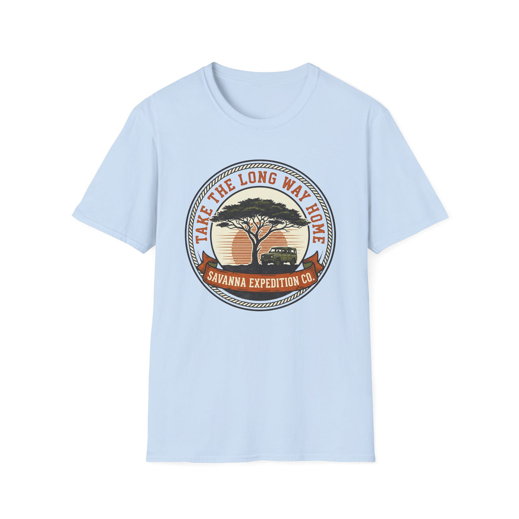 Take the long way Savanna – Adventure Graphic T-Shirt