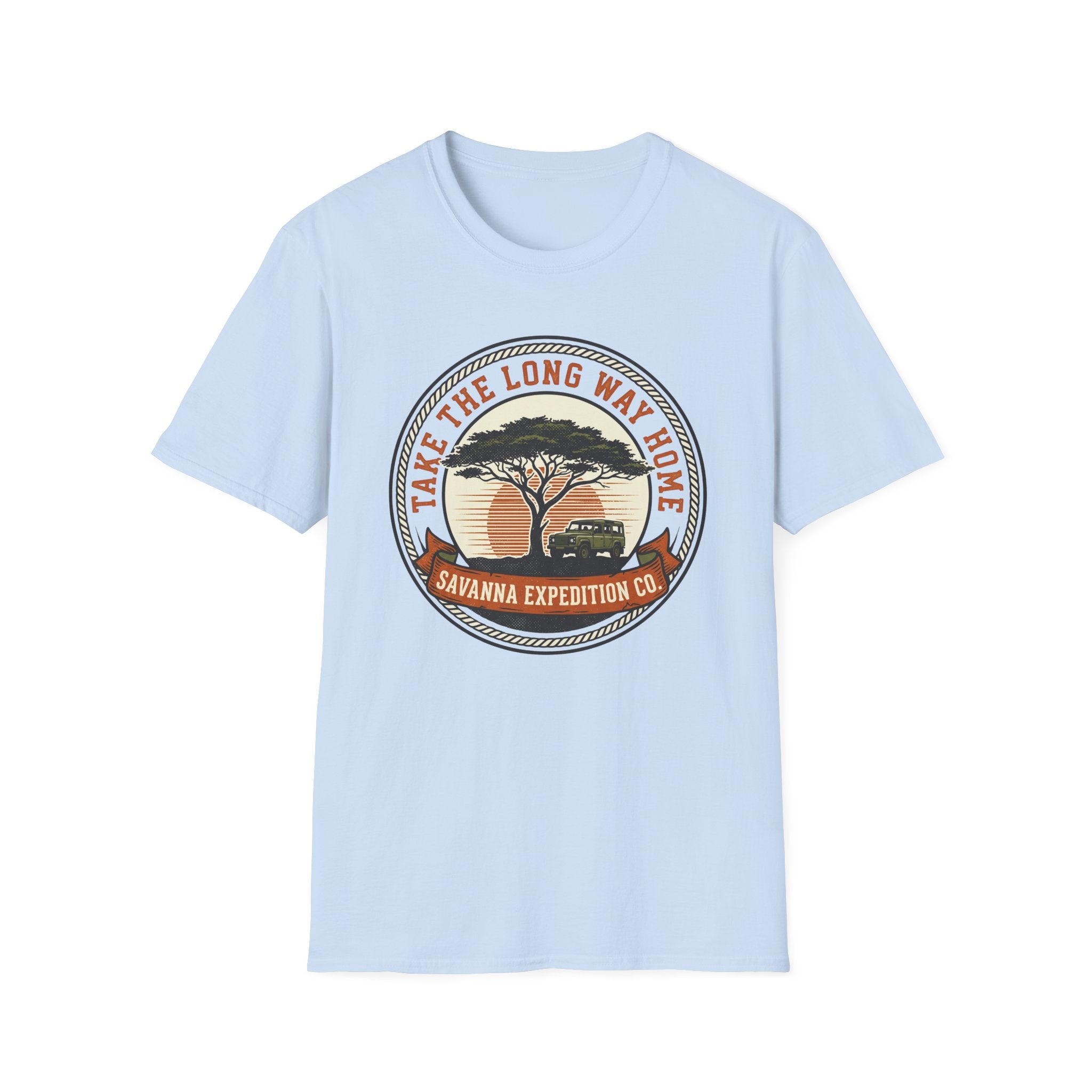 Take the long way Savanna – Adventure Graphic T-Shirt