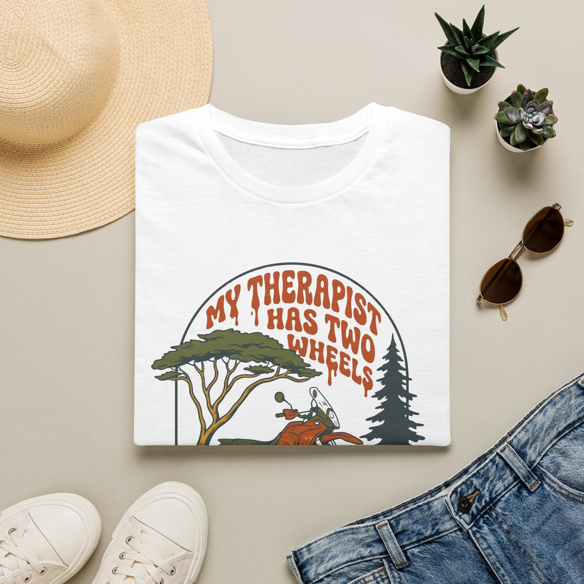 My therapist has two wheels – Adventure Graphic T-Shirt