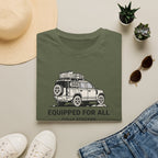 Equipped for all fully stocked – Adventure Graphic Line Art T-Shirt