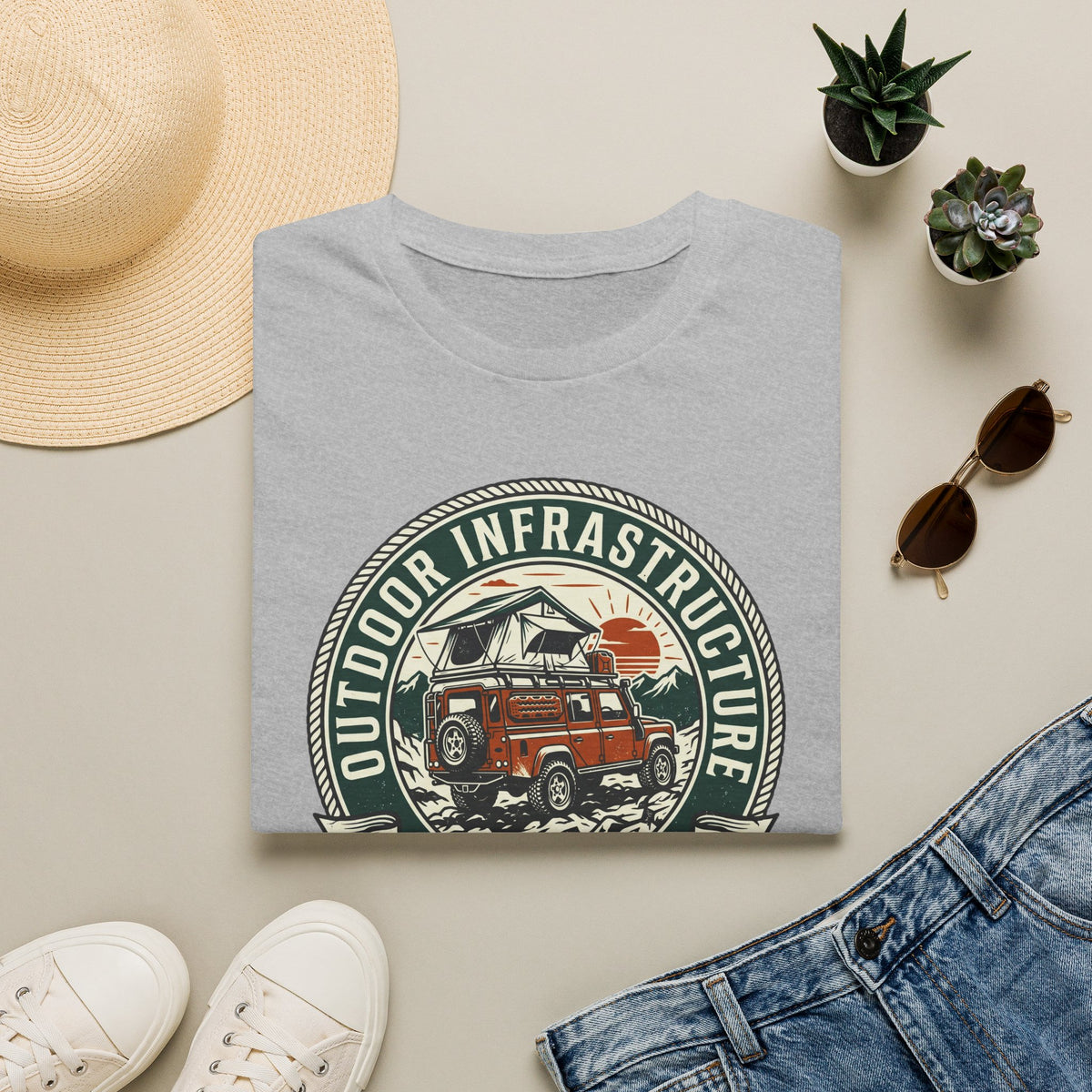 Outdoor infrastructure – Adventure Graphic Badge T-Shirt