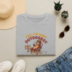 I am outdoorsy bear – Adventure Graphic Cartoon Art T-Shirt