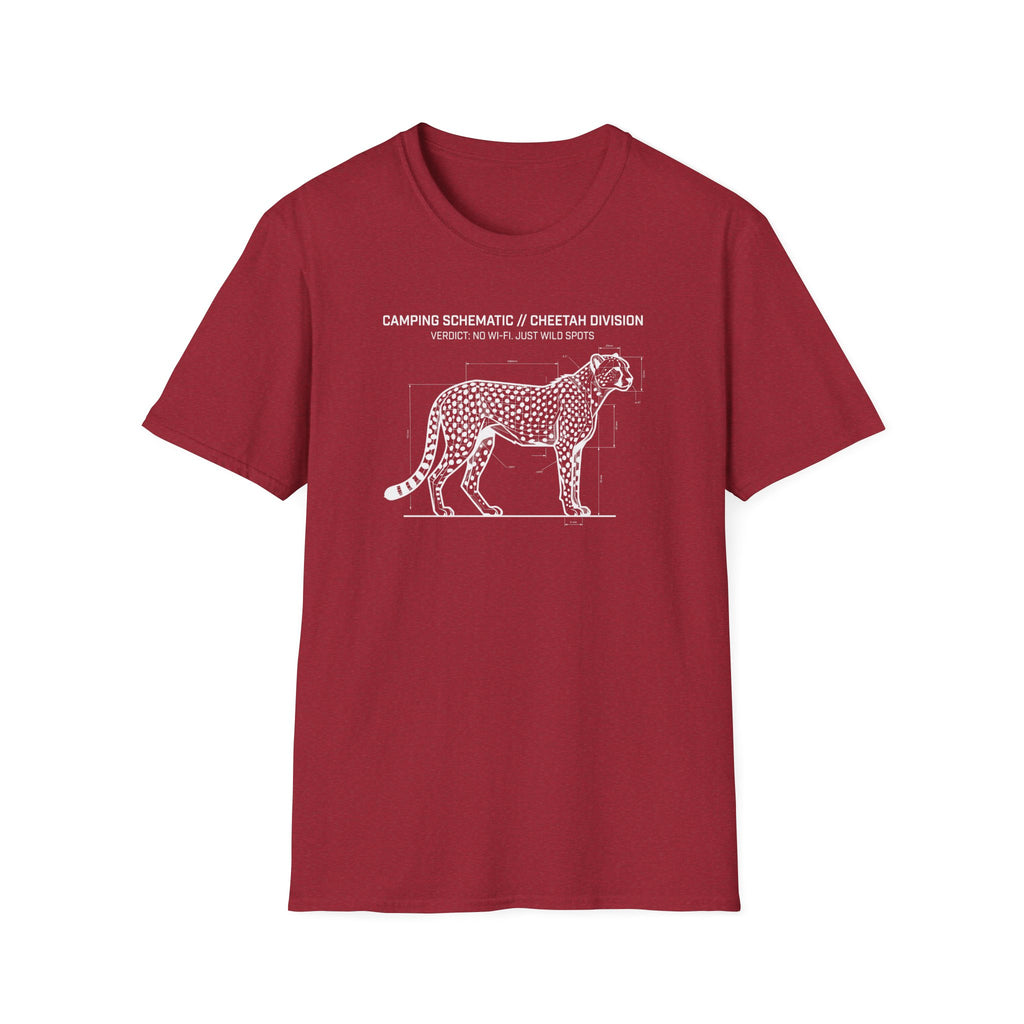 No wifi just wild spots cheetah – Adventure Graphic Art T-Shirt