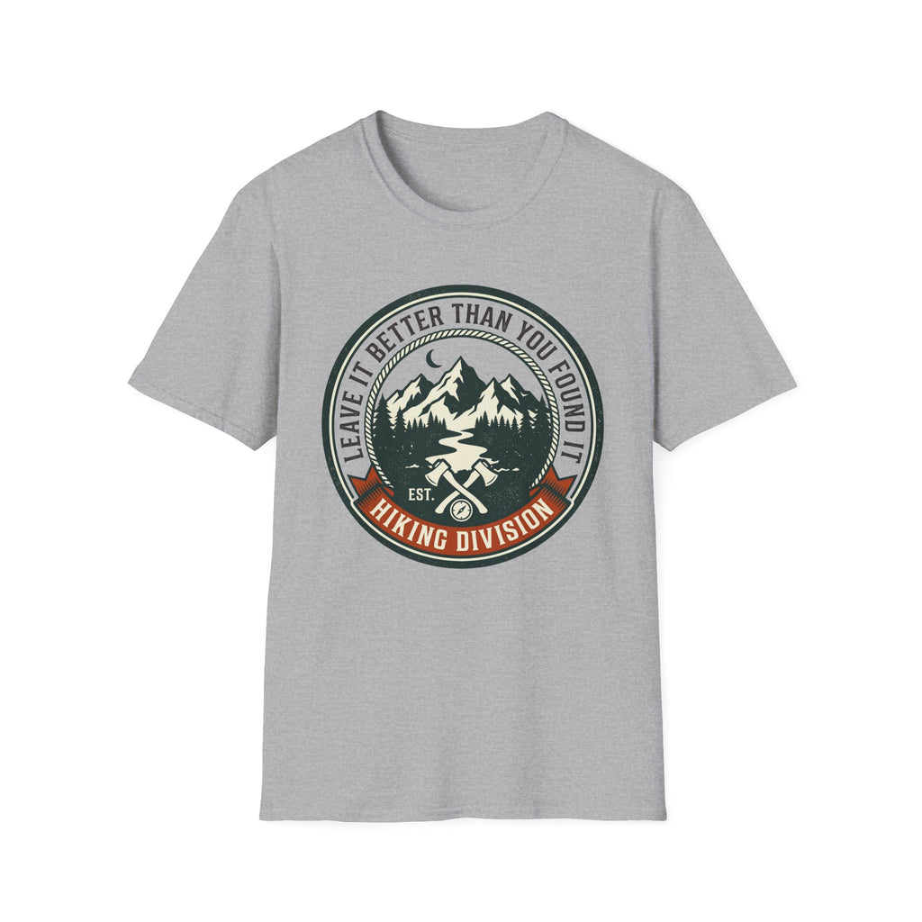 Leave it better – Adventure Graphic Badge T-Shirt