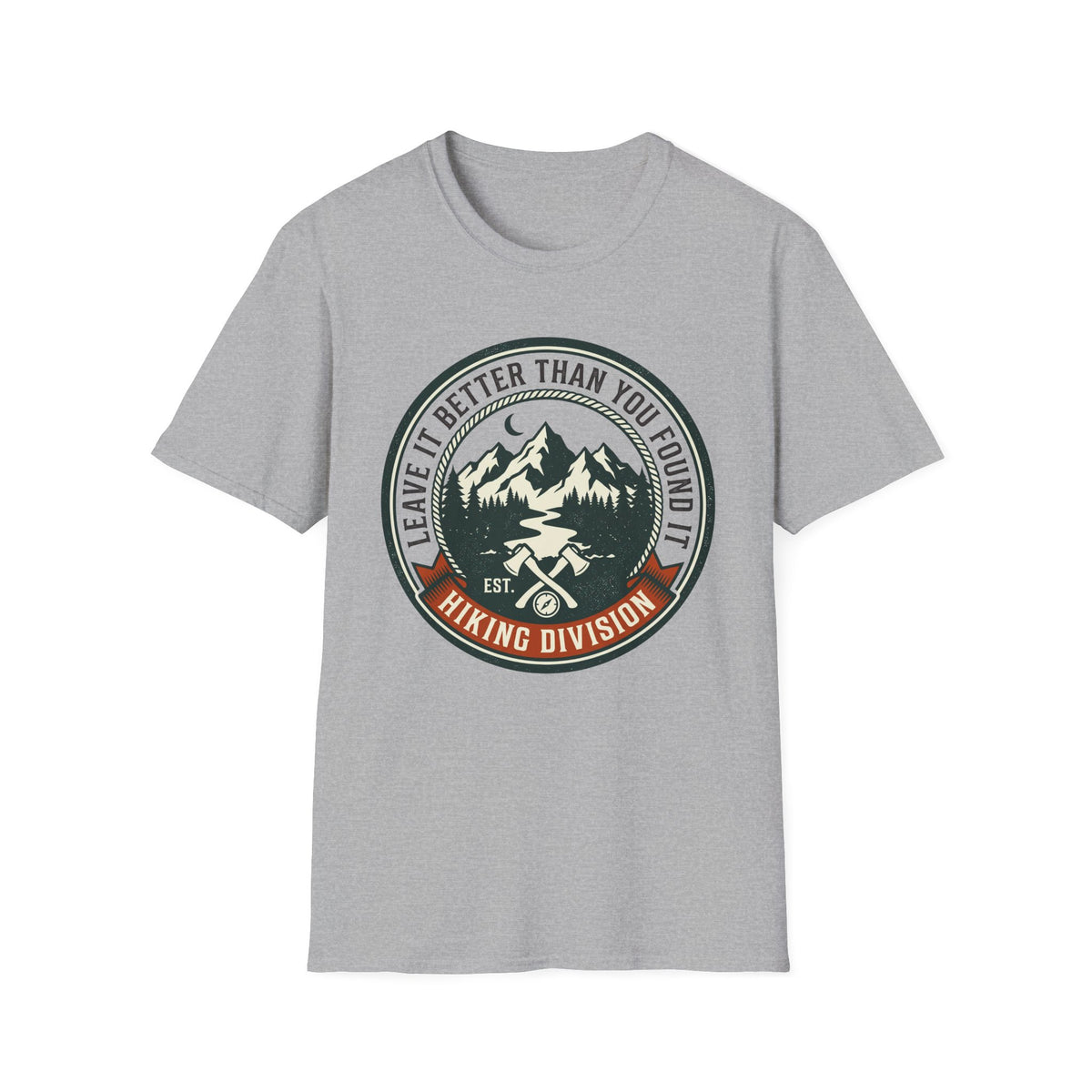 Leave it better – Adventure Graphic Badge T-Shirt