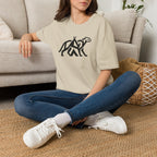 Cheetah tent infused – Adventure Graphic Line Art T-Shirt