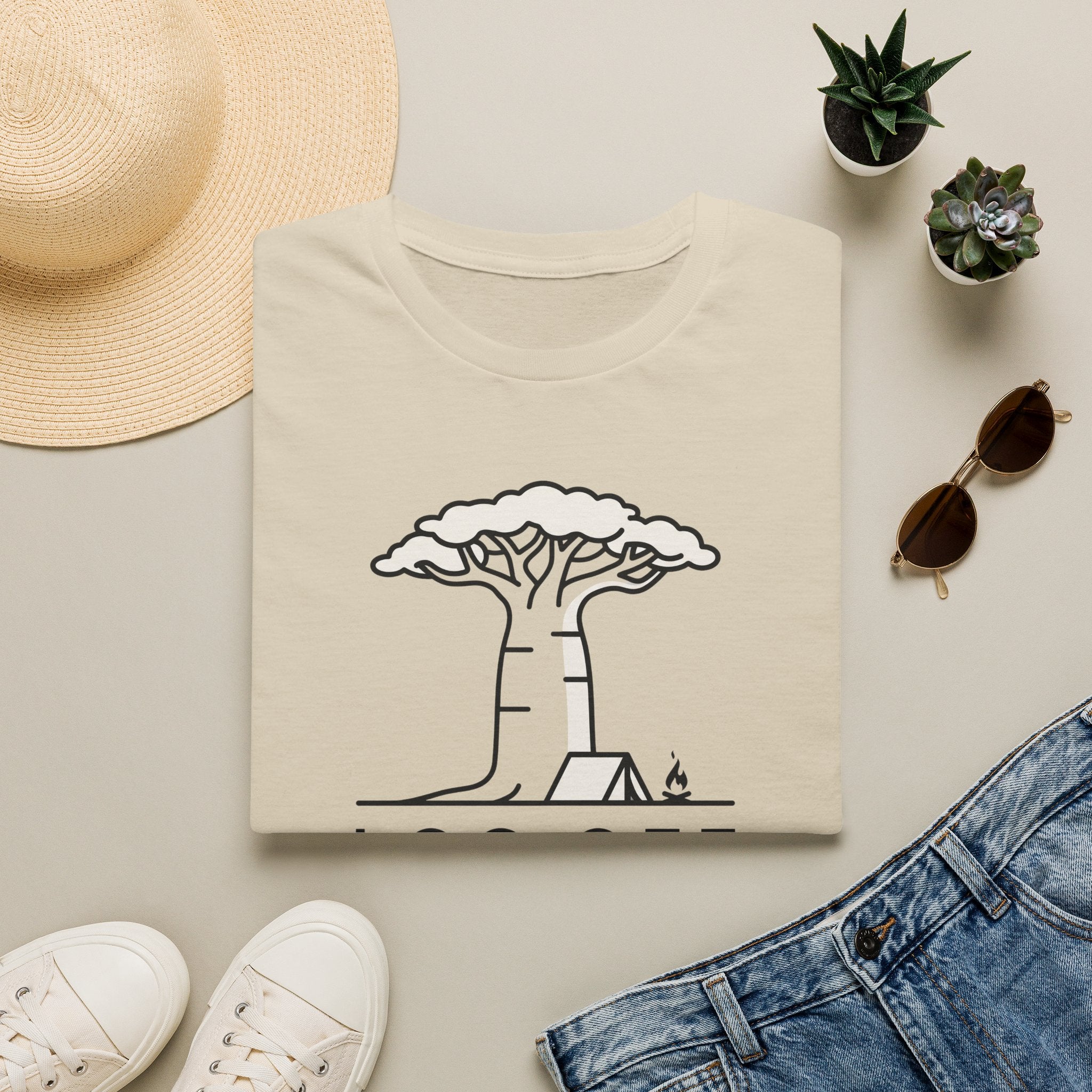 Log off baobab – Adventure Graphic T-Shirt