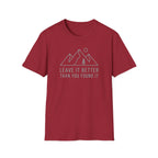 Leave it better line art – Adventure Graphic T-Shirt