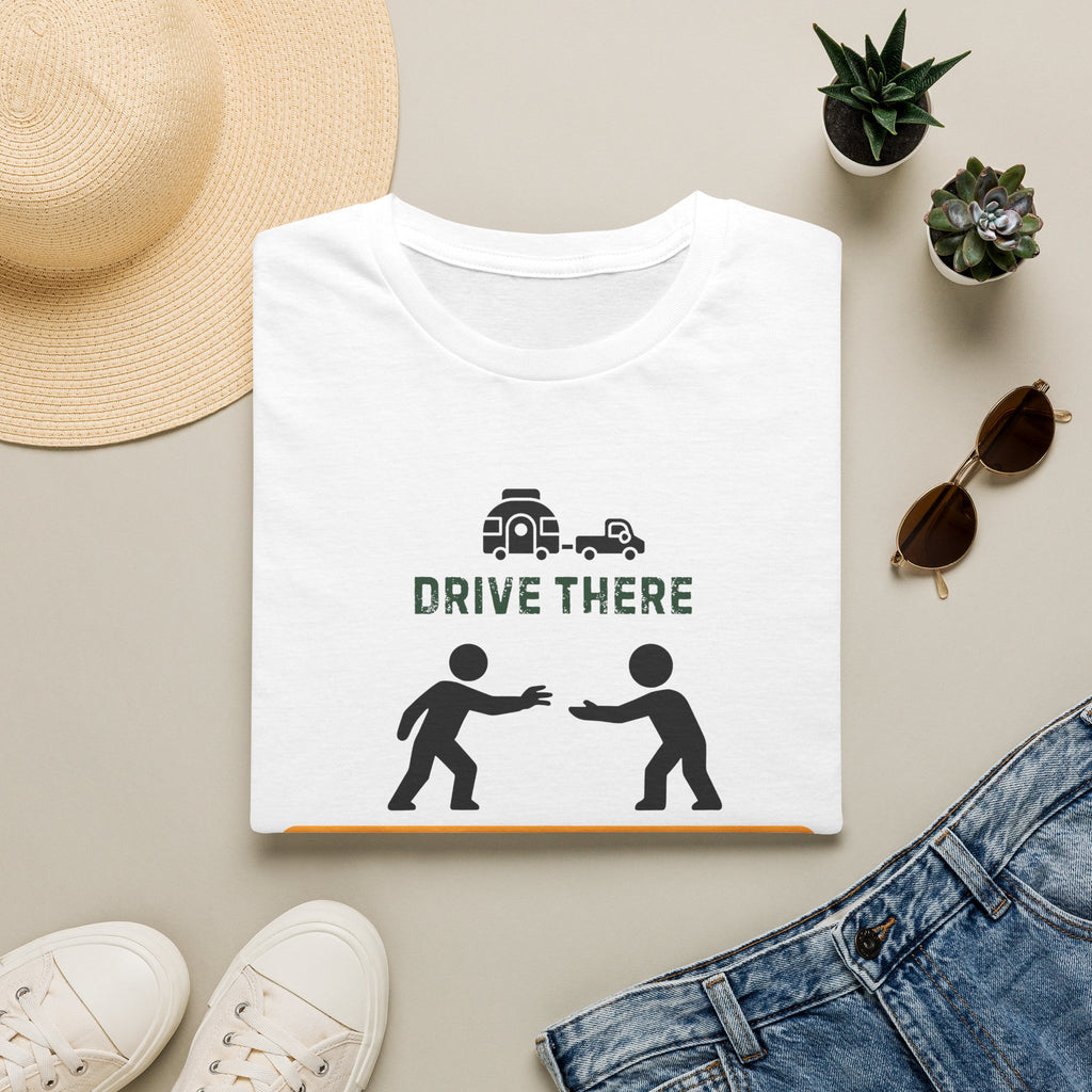 Drive there stay connected – Adventure Graphic Art T-Shirt