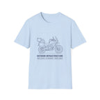 Outdoor infrastructure bike - – Adventure Graphic Blue Print T-Shirt