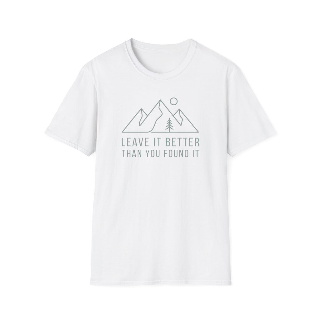 Leave it better line art – Adventure Graphic T-Shirt