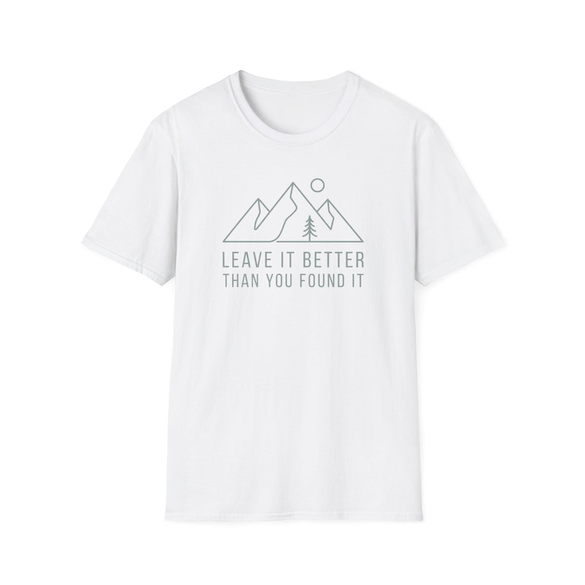 Leave it better line art – Adventure Graphic T-Shirt