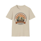 This camp site rocks – Adventure Graphic Badge Art T-Shirt