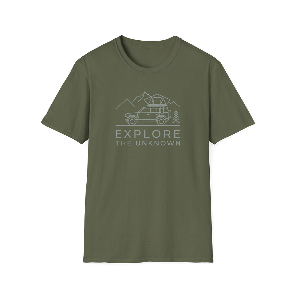 Explore The Unknown T‑Shirt — Adventure Off‑Road Graphic Tee