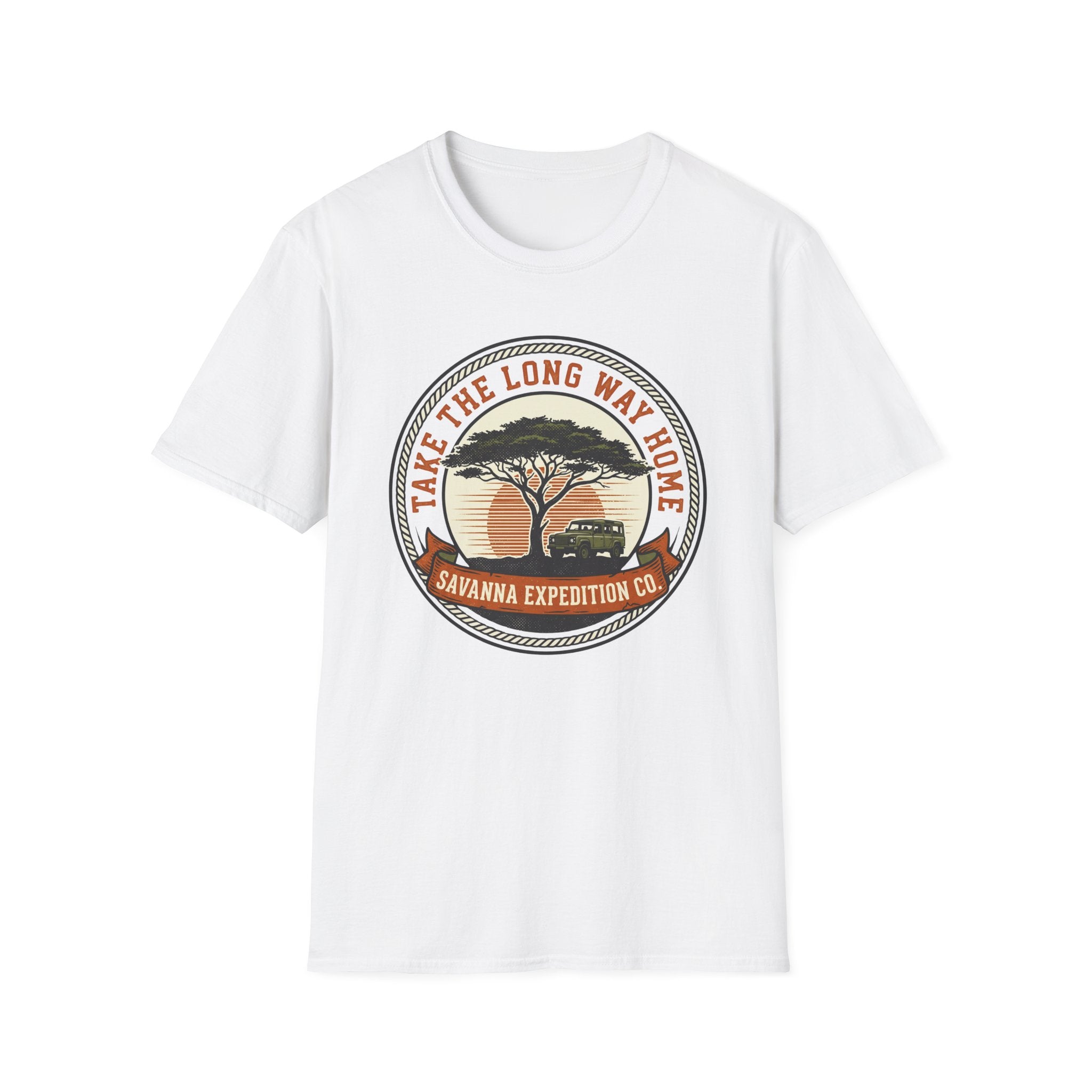 Take the long way Savanna – Adventure Graphic T-Shirt