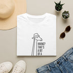 Hiking bit of a stretch giraffe – Adventure Graphic Line Art T-Shirt