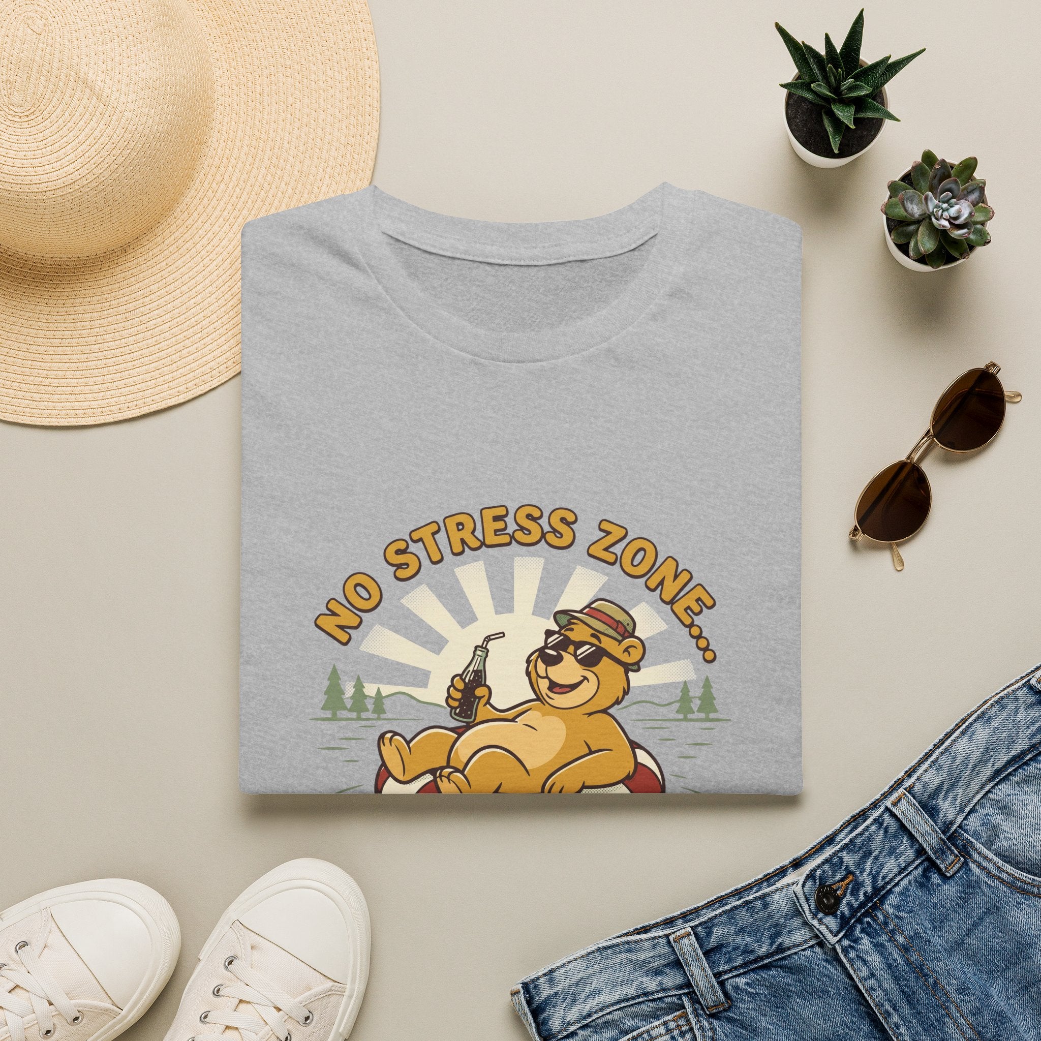 lake it or leave it bear – Adventure Graphic Cartoon Art T-Shirt